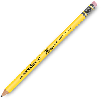 Yellow Pencilwith Eraserand Text PNG Image