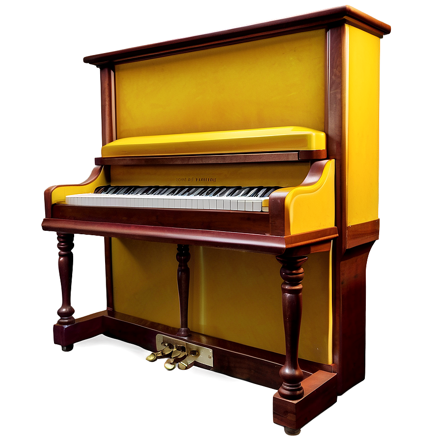 Yellow Piano Png Yfr48 PNG Image