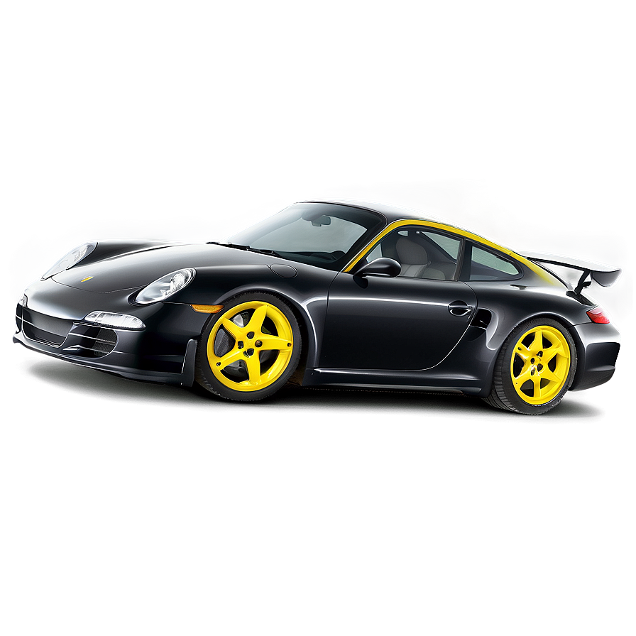 Yellow Porsche Png 73 PNG Image