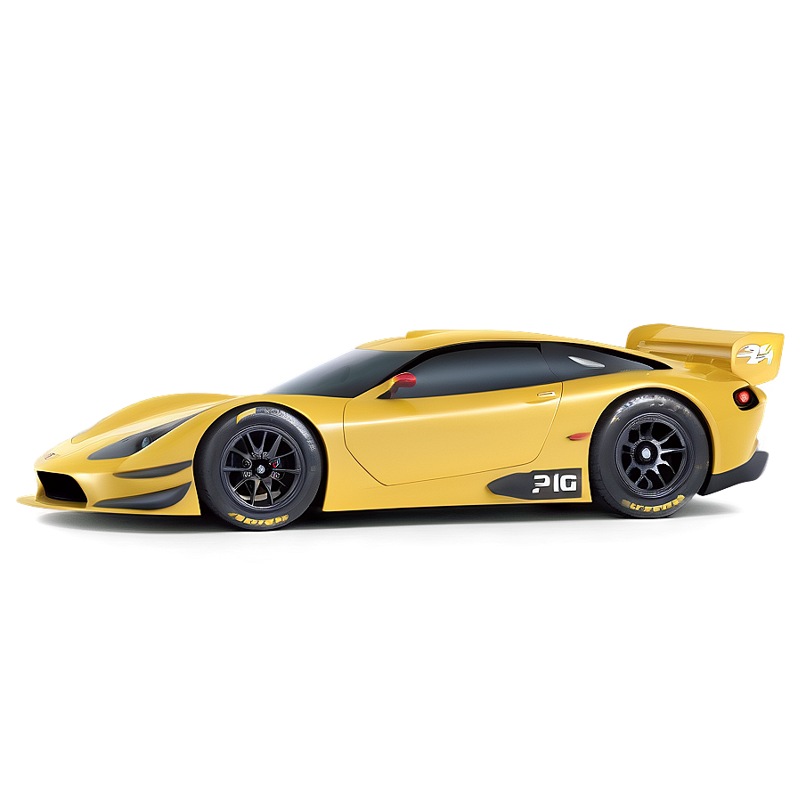 Yellow Race Car Png 4 PNG Image