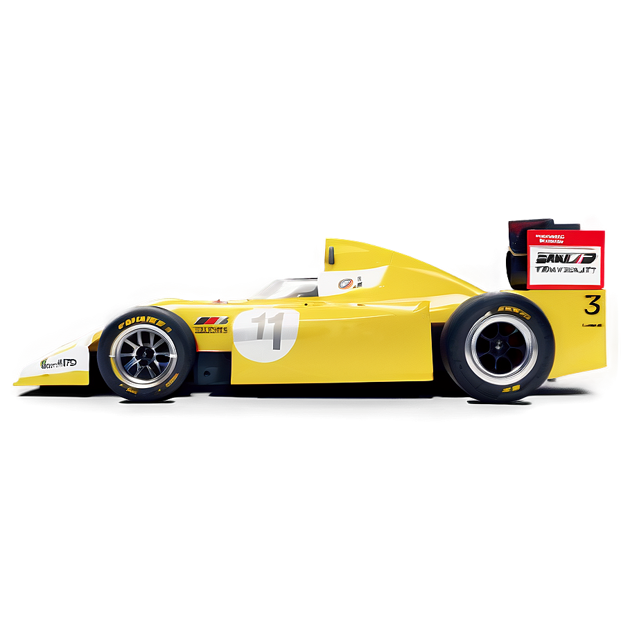 Yellow Race Car Png Wty PNG Image