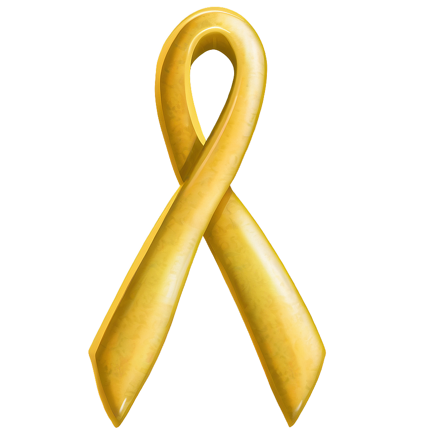 Yellow Ribbon B PNG Image