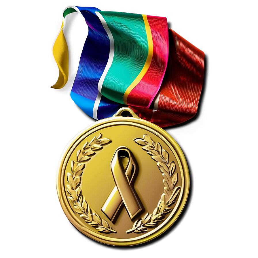 Yellow Ribbon Medal Png Uos PNG Image