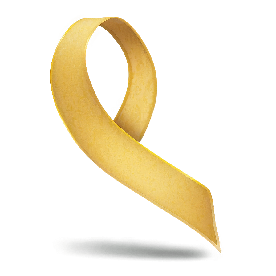 Yellow Ribbon Streamer Png Ksc PNG Image