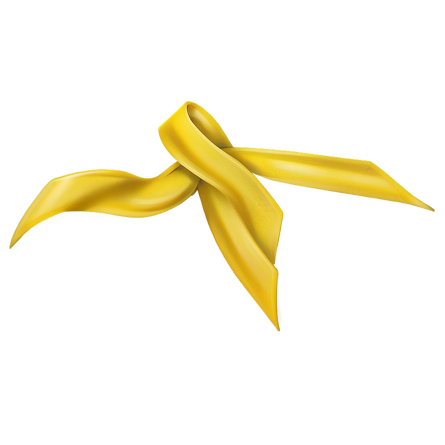 Yellow Ribbon Tie Png 06262024 PNG Image