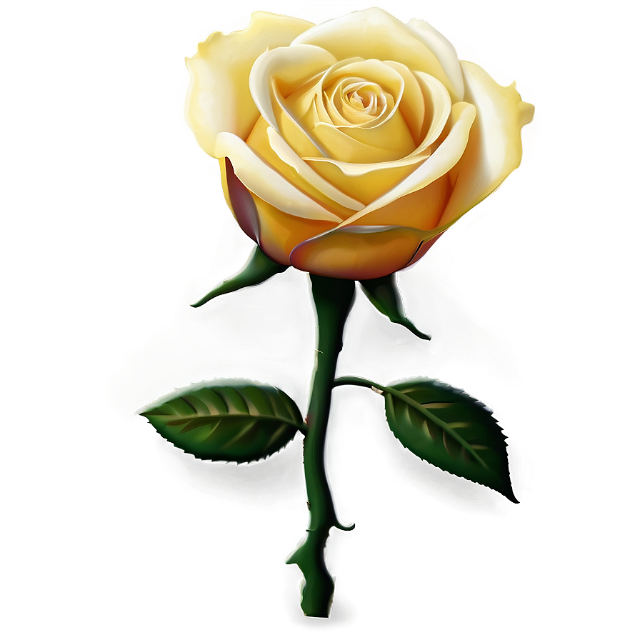 Yellow Rose Abstract Png 06252024 PNG Image