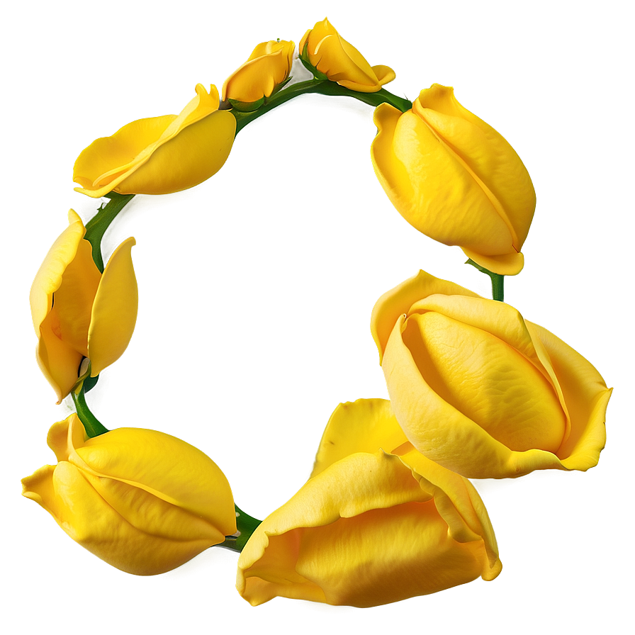 Yellow Rose Petals Png Ciu PNG Image