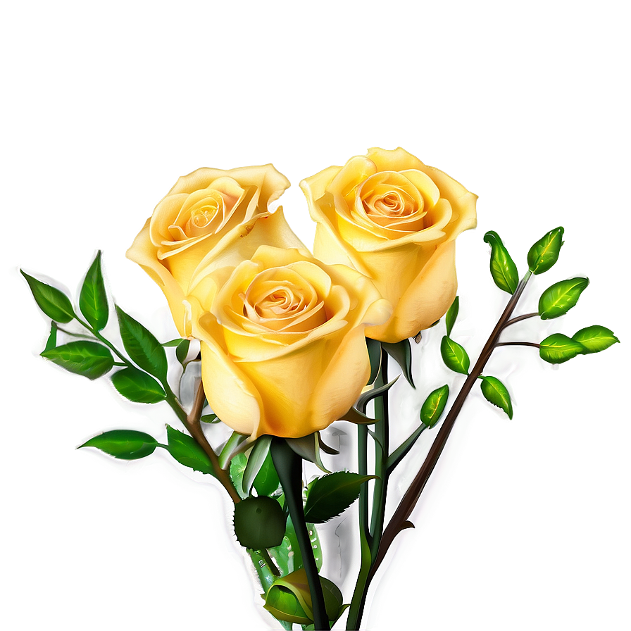 Yellow Roses Arrangement Png Njw PNG Image