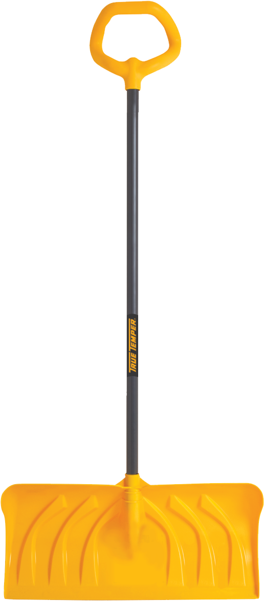 Yellow Snow Shovel Tool PNG Image