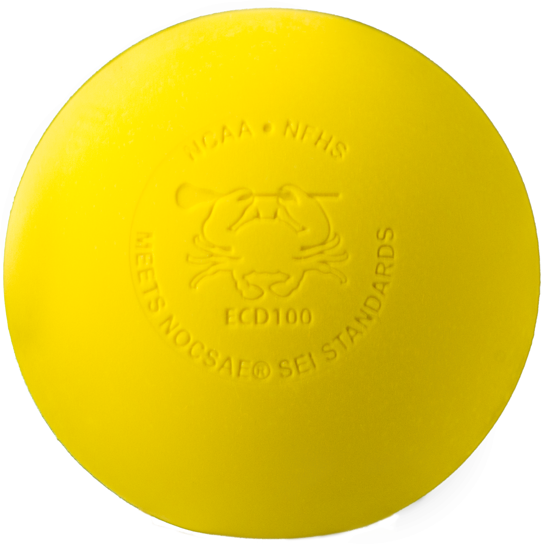 Yellow Sports Ball Certification Mark PNG Image