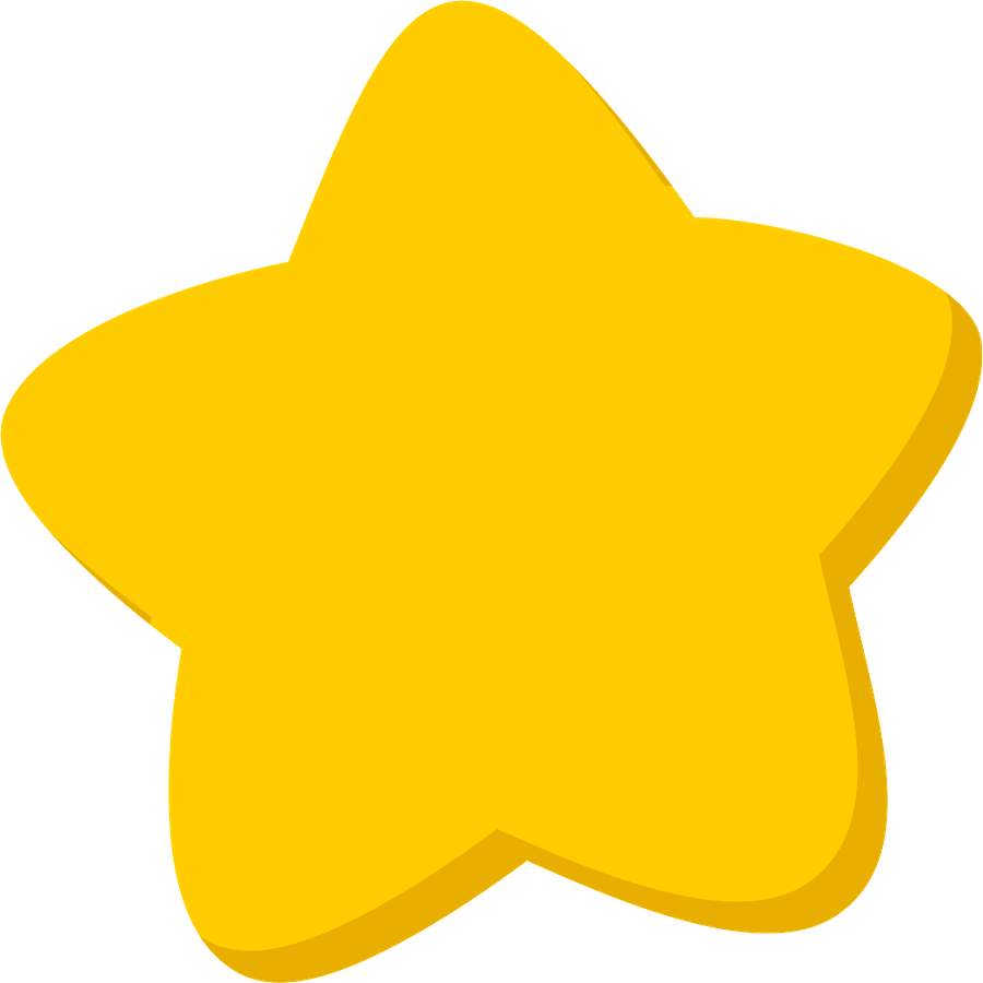 Yellow Star Clipart PNG Image