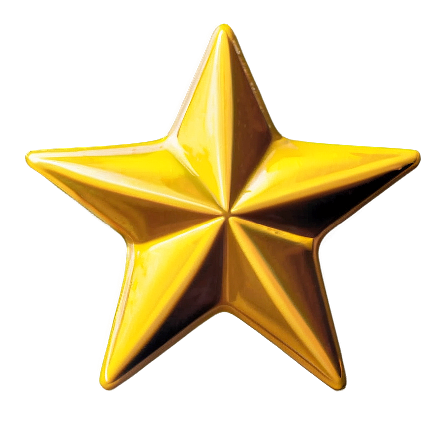 Yellow Star Sticker Png Pkt59 PNG Image