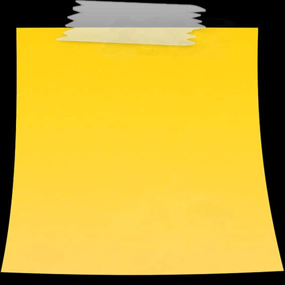 Yellow Sticky Notes Stacked PNG Image