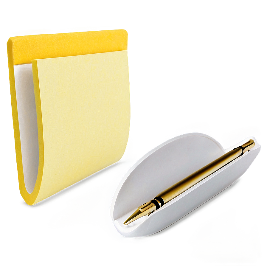 Yellow Sticky Paper Note Png Khs35 PNG Image