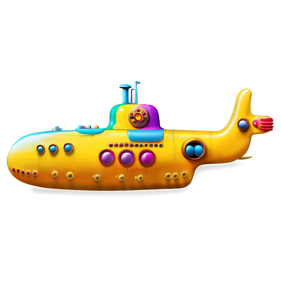 Yellow Submarine A PNG Image