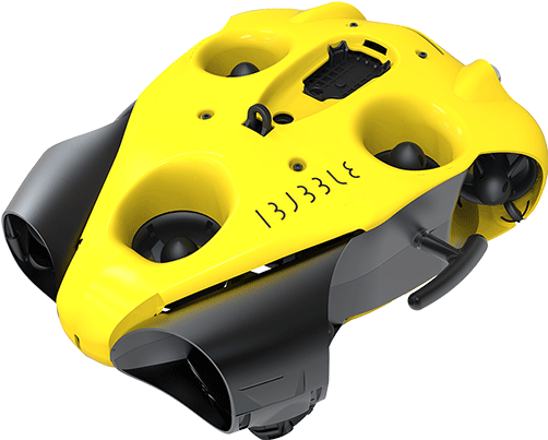 Yellow Underwater R O V Drone PNG Image