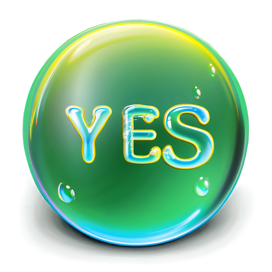 Yes Bubble Text Png Kyh91 PNG Image