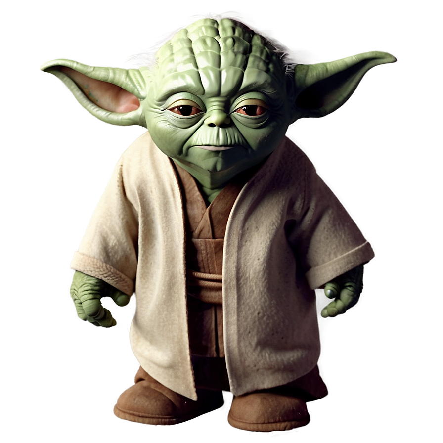 Yoda Mysterious Look Png Jet PNG Image