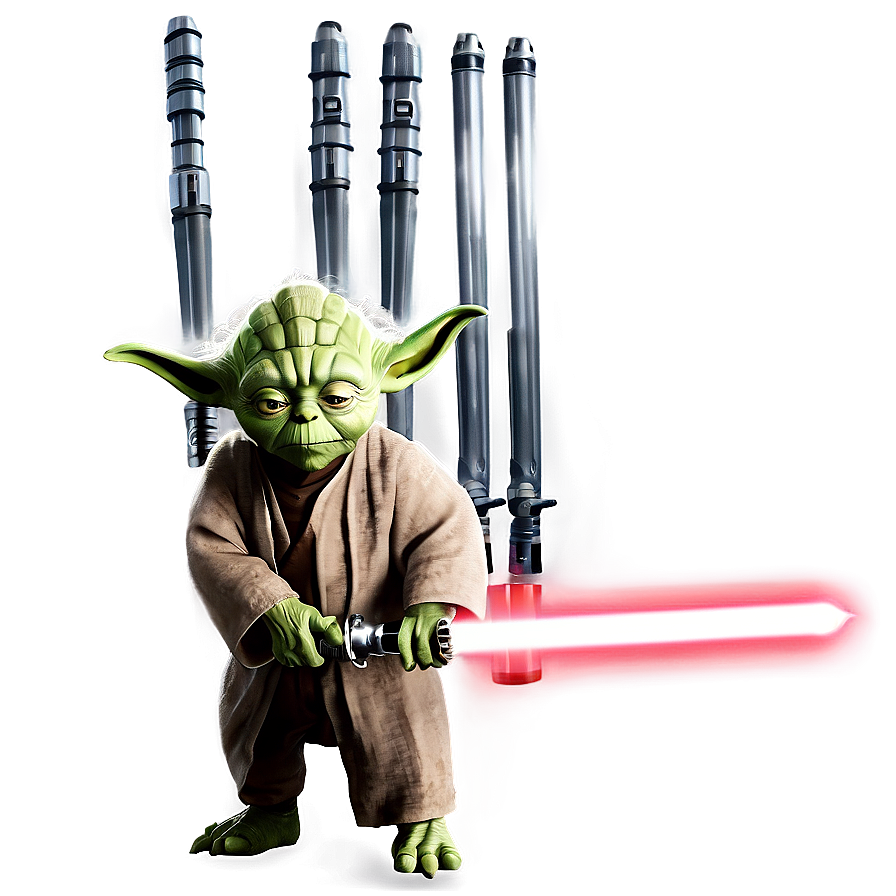 Yoda's Lightsaber Png Rrt85 PNG Image