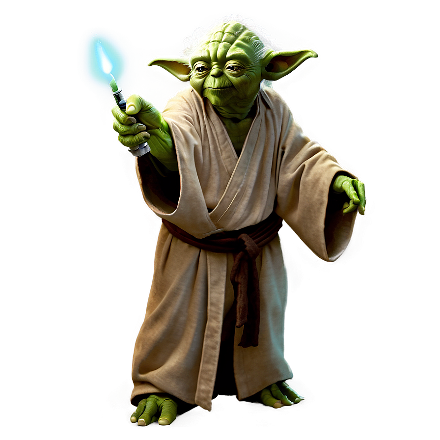 Yoda Using The Force Png Csg42 PNG Image