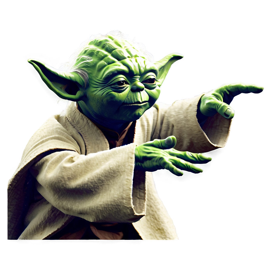 Yoda Vintage Art Png 4 PNG Image