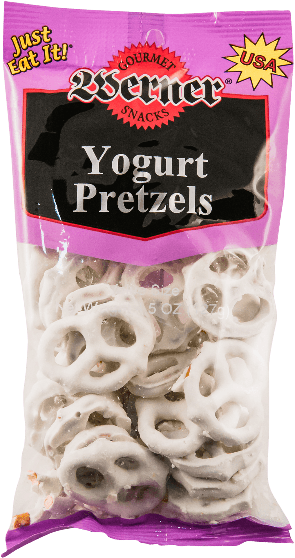 Yogurt Coated Pretzel Snacks Package PNG Image