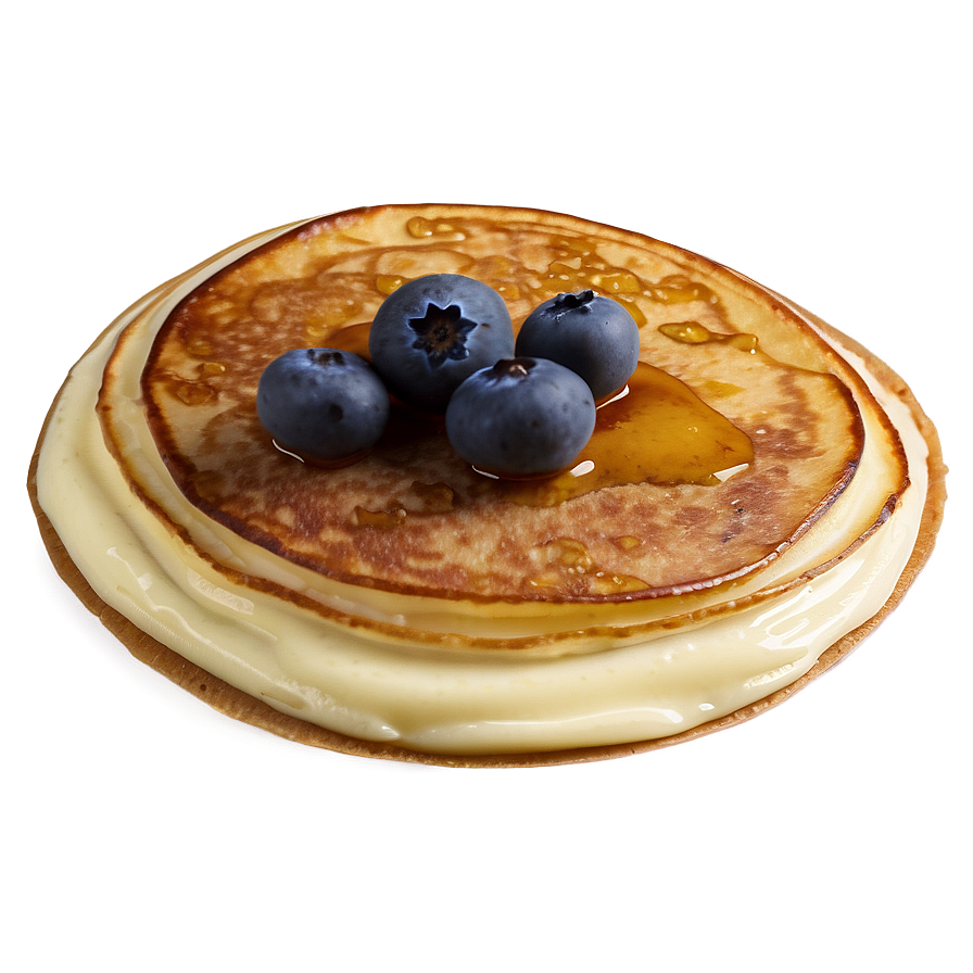 Yogurt Topped Pancake Png 05242024 PNG Image