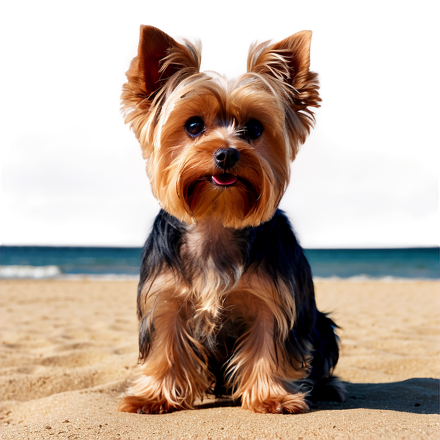 Yorkie At Beach Png 73 PNG Image