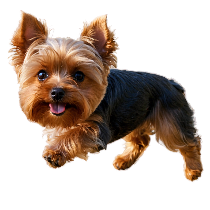 Yorkie Jumping Png 06242024 PNG Image