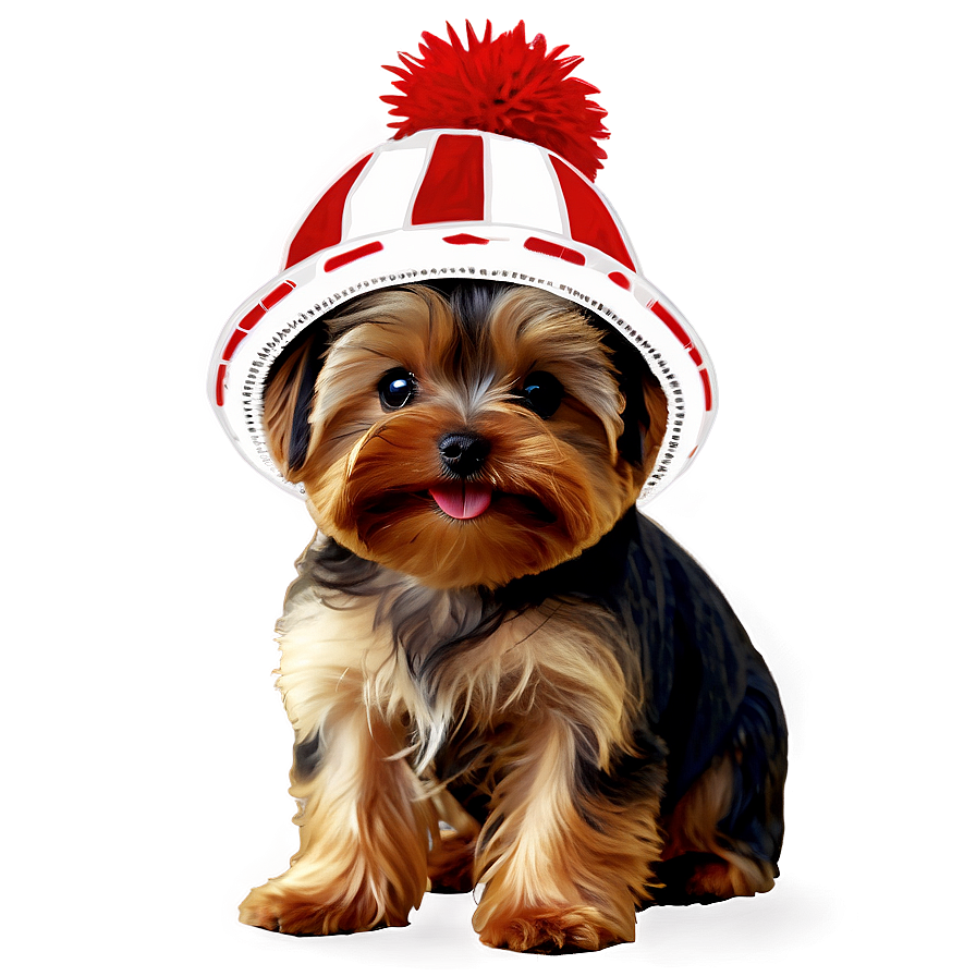 Yorkie With Hat Png Yyq PNG Image