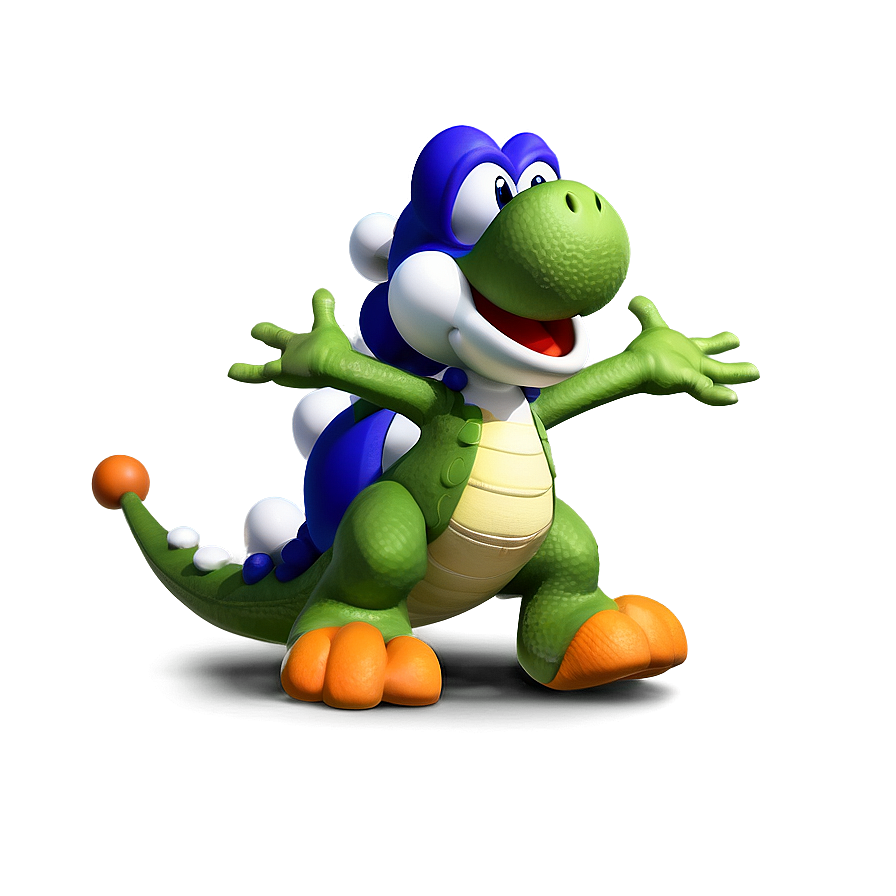 Yoshi In Battle Gear Png Wbm4 PNG Image