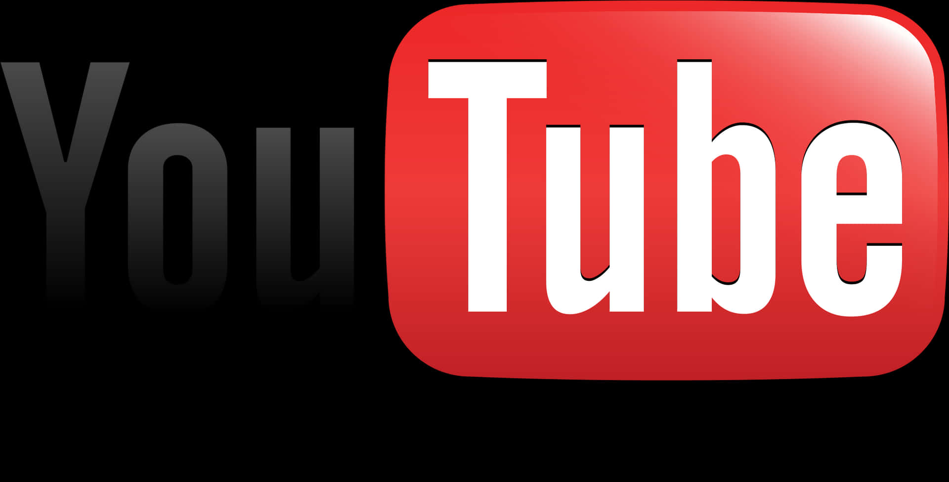 You Tube Logo Classic Design PNG Image