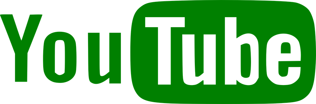 You Tube Logo Green Background PNG Image