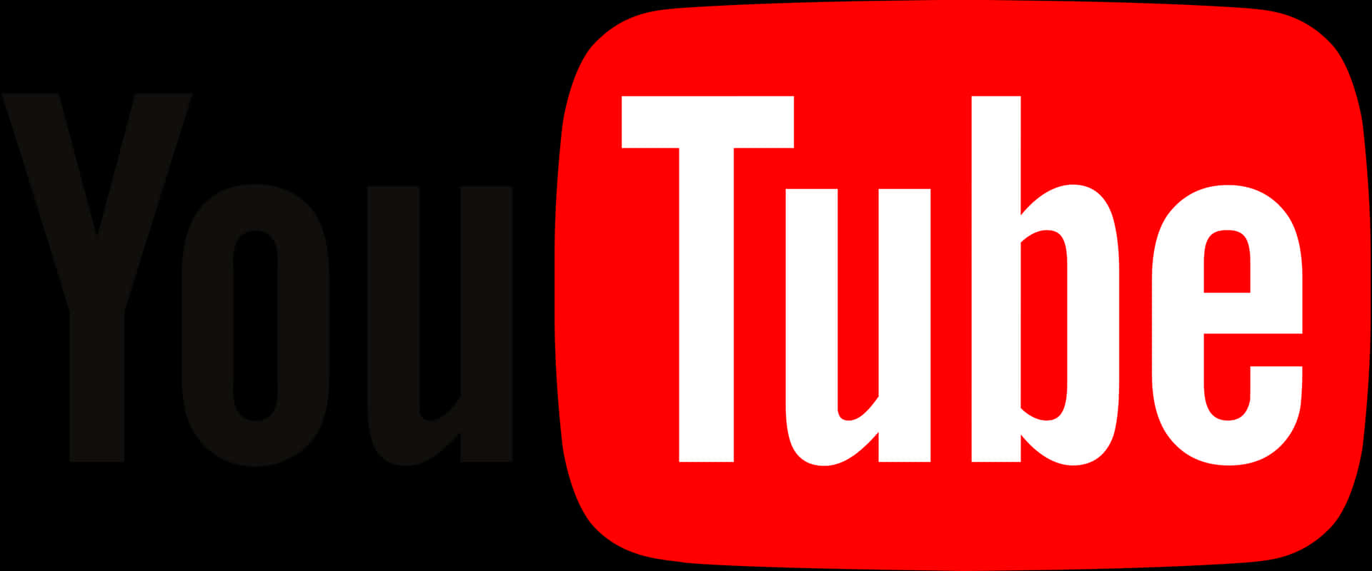 You Tube Logo Redand White PNG Image