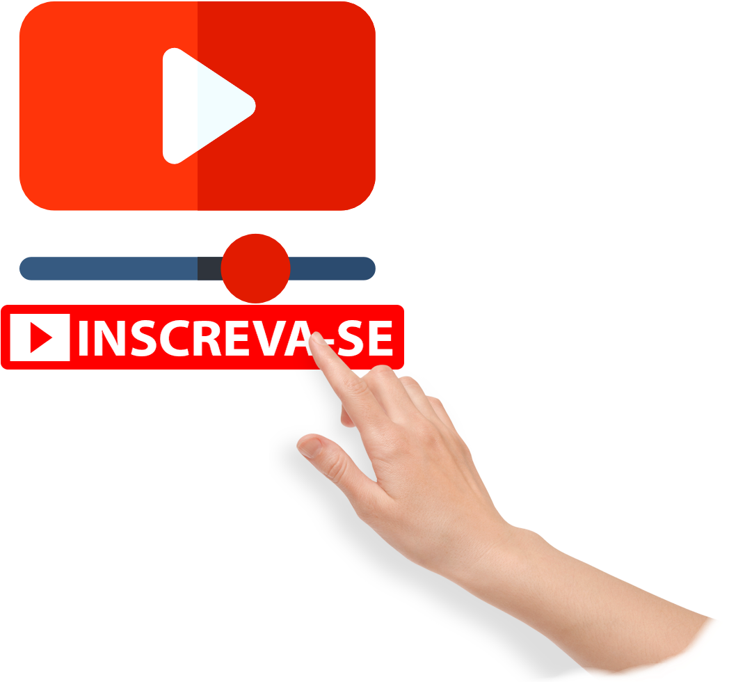 You Tube Subscribe Button Graphic PNG Image