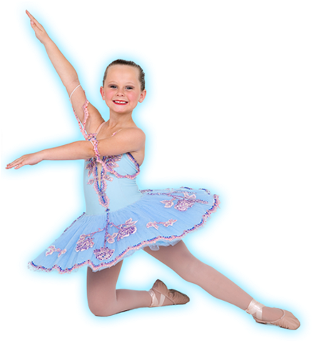 Young Ballerina Pose Cutout PNG Image