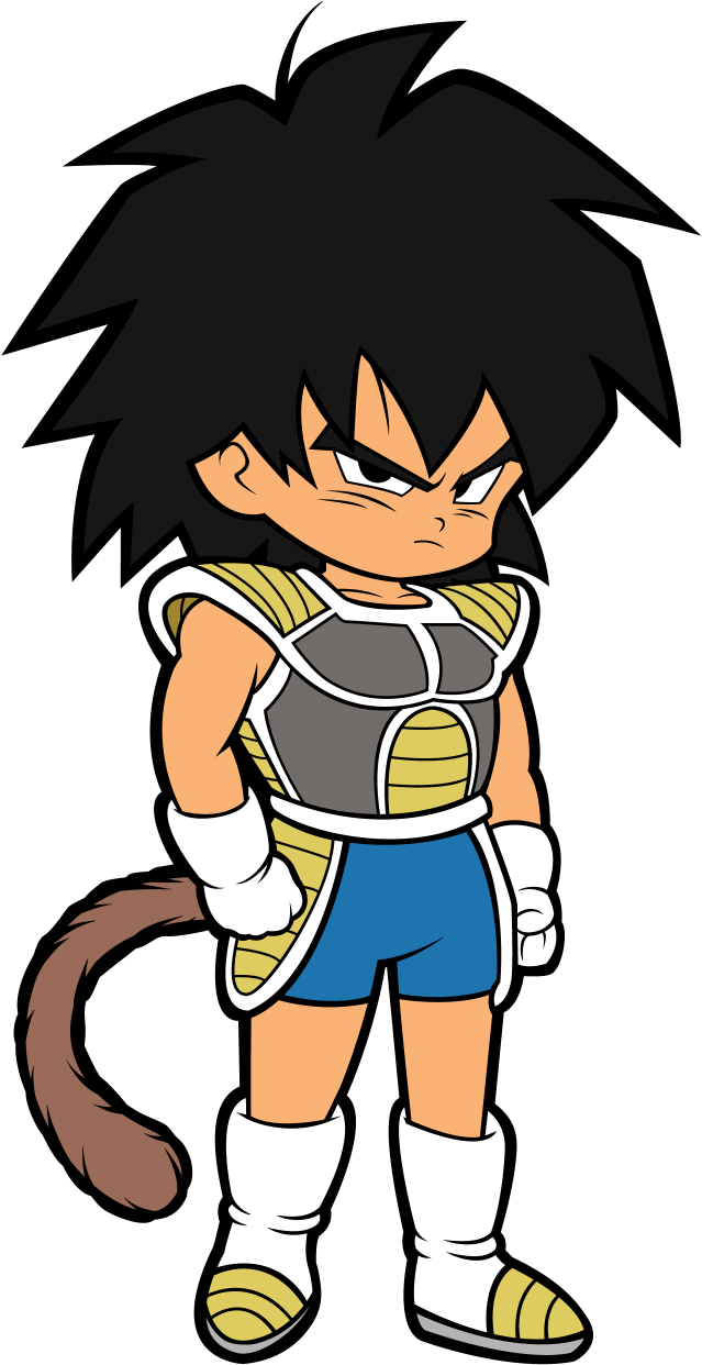 Young Broly D B Z Character PNG Image