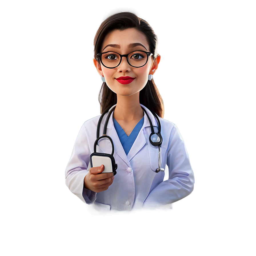 Young Cartoon Doctor Png 60 PNG Image