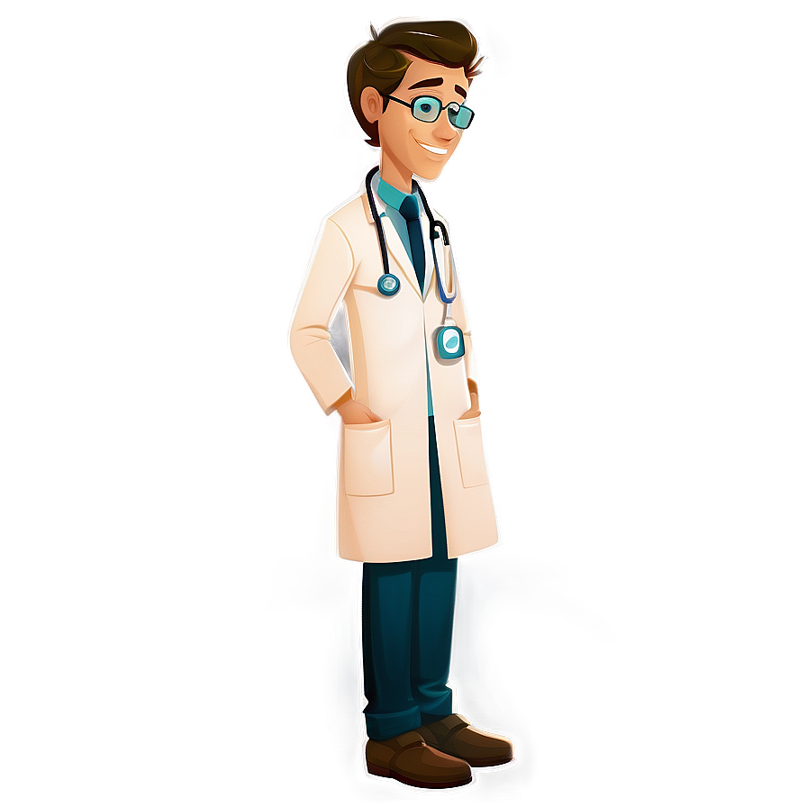 Young Cartoon Doctor Png Wnt52 PNG Image