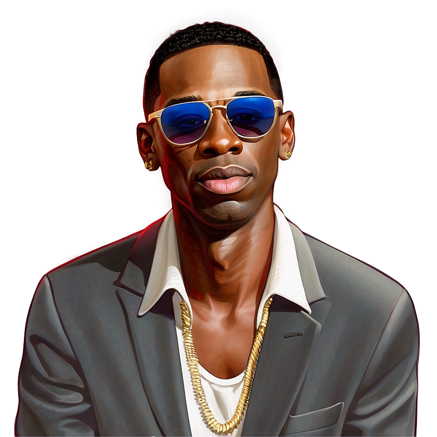 Young Dolph Caricature Png Mvl5 PNG Image