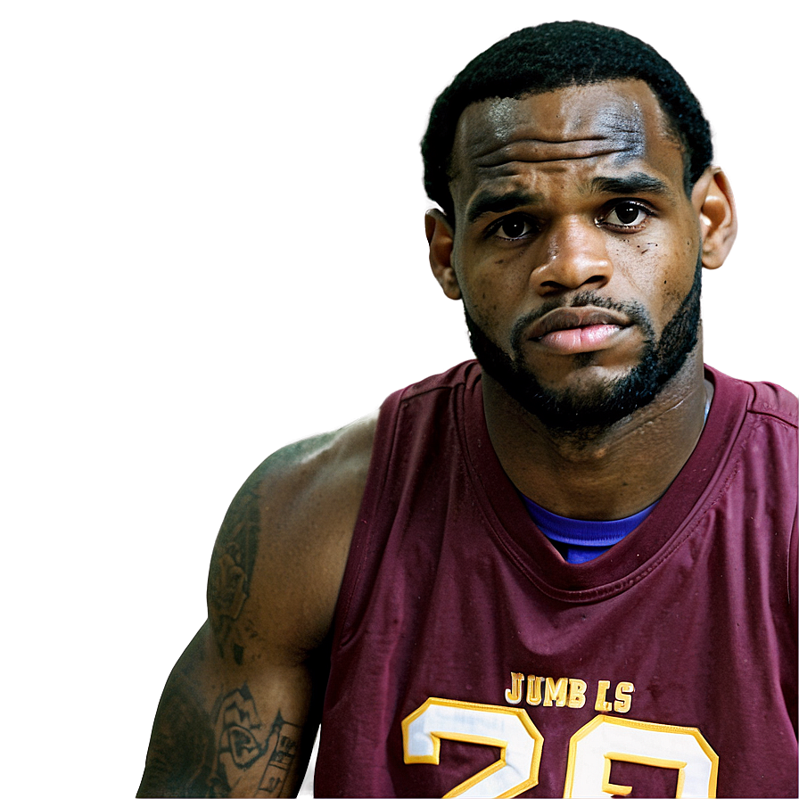 Young Lebron James In High School Png Rfo PNG Image