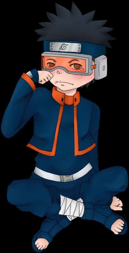 Young Obito Uchiha Naruto Anime PNG Image