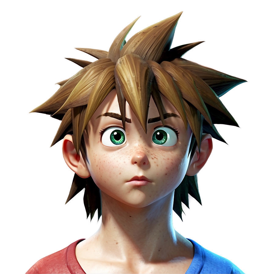 Young Sora Cartoon Png 06252024 PNG Image