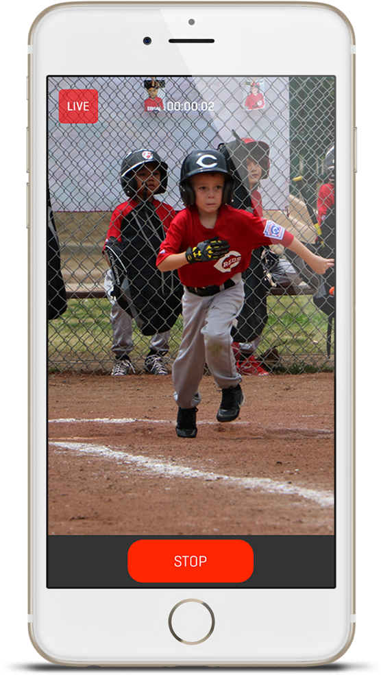 Youth Baseball Live Stream PNG Image