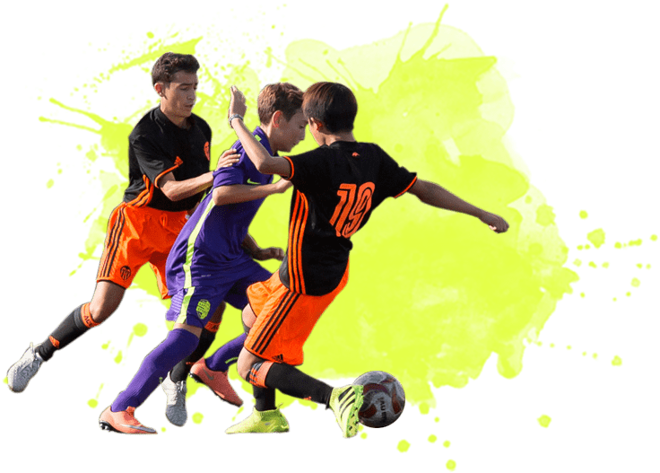 Youth Soccer Action Shot.png PNG Image