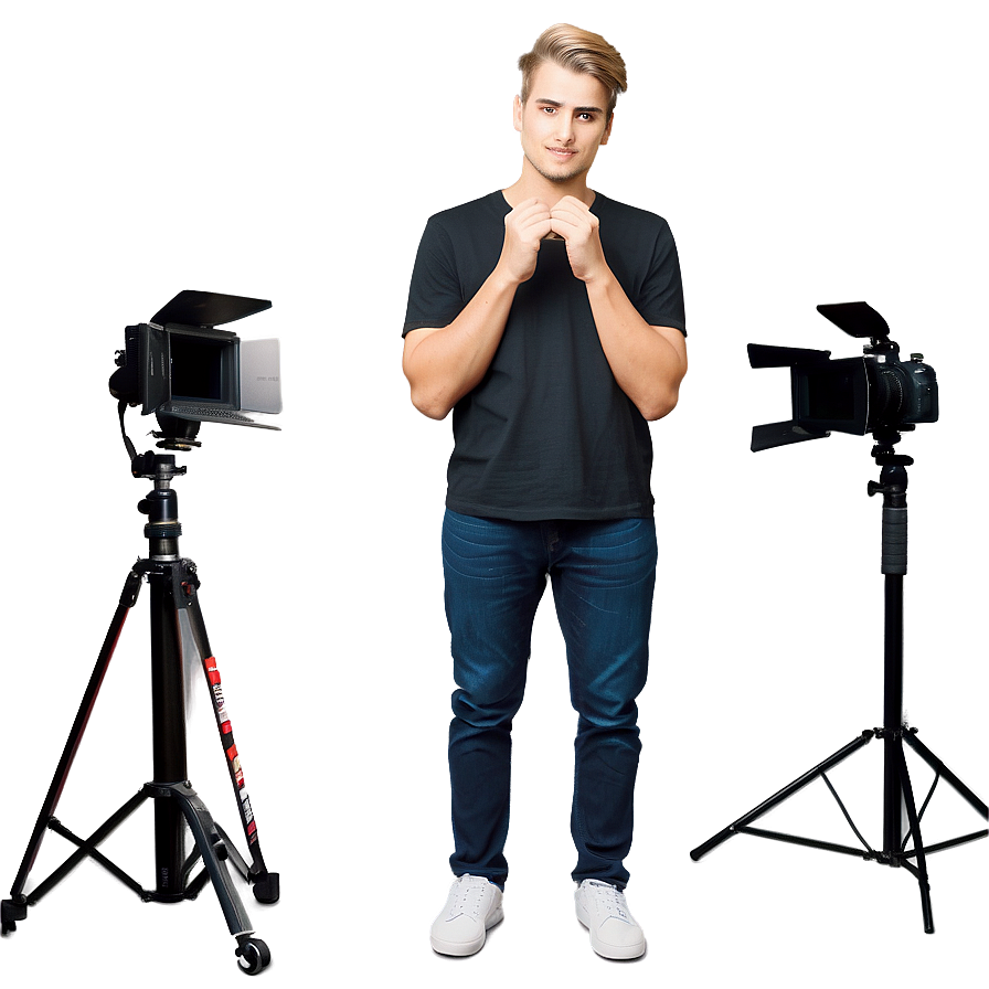 Youtuber Behind The Scenes Png Bjo PNG Image