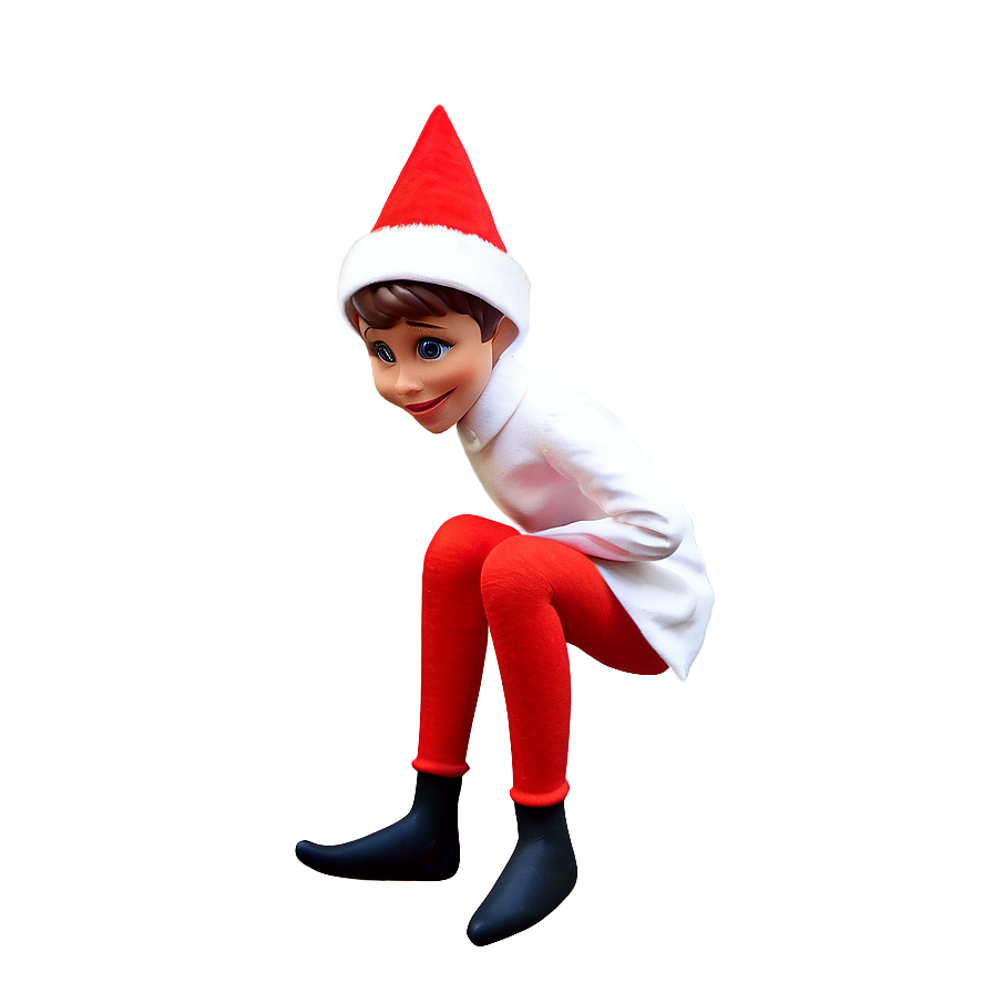 Yuletide Elf Shelf Fun Png 05242024 PNG Image