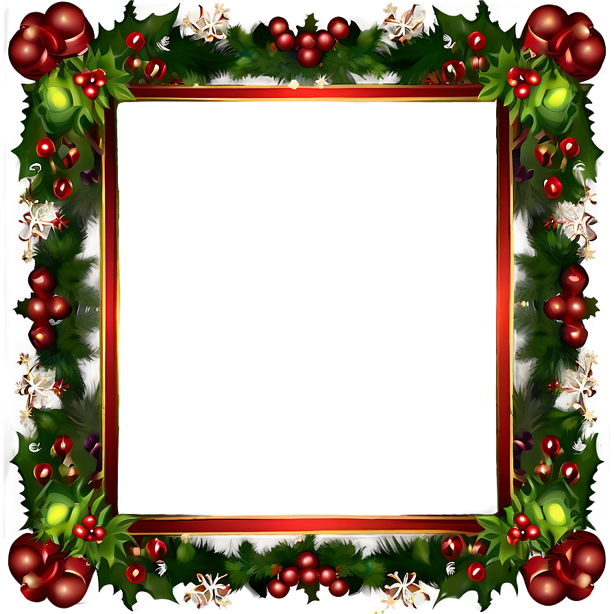 Yuletide Frame Png 05252024 PNG Image