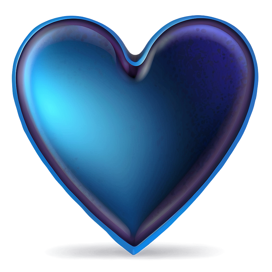 Zaffre Blue Heart Icon Png 06272024 PNG Image