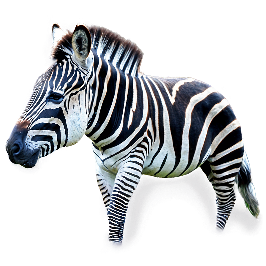 Zebra In Action Png Jgf PNG Image